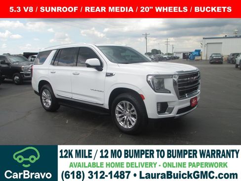 Used 2021 GMC Yukon SLT w/ SLT Premium Package RWD image 1