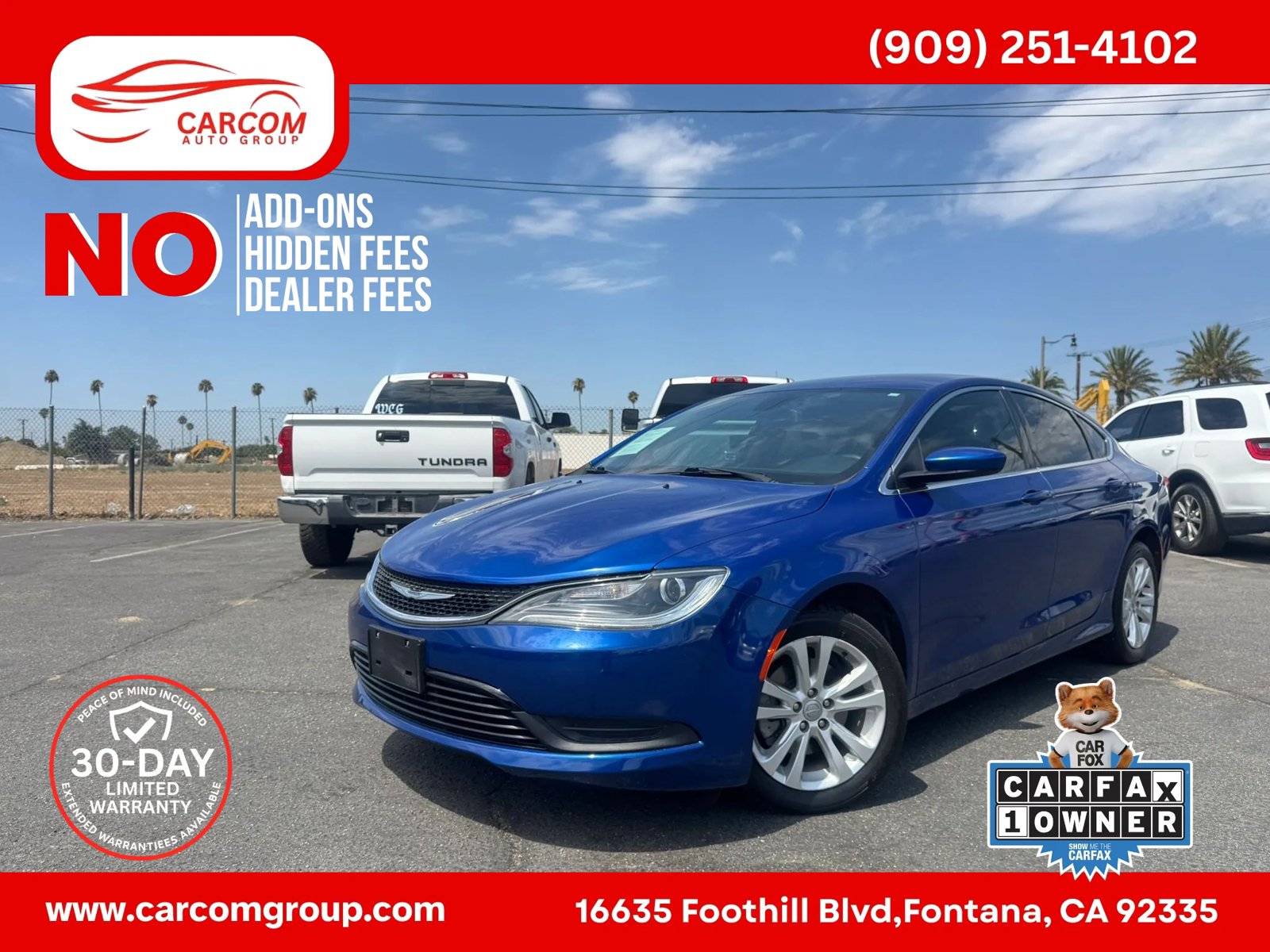 Used 2017 Chrysler 200 LX FWD image 1