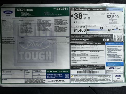 New 2025 Ford Maverick XL image 14