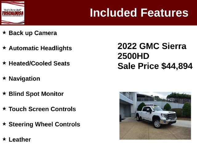 Used 2022 GMC Sierra 2500 SLT w/ SLT Premium Package AWD/4WD image 6
