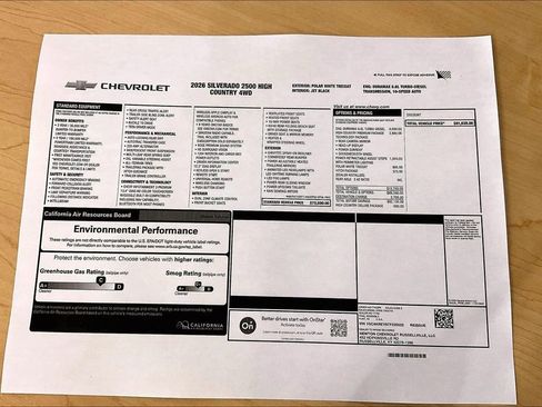New 2026 Chevrolet Silverado 2500 High Country w/ High Country Premium Package AWD/4WD image 14