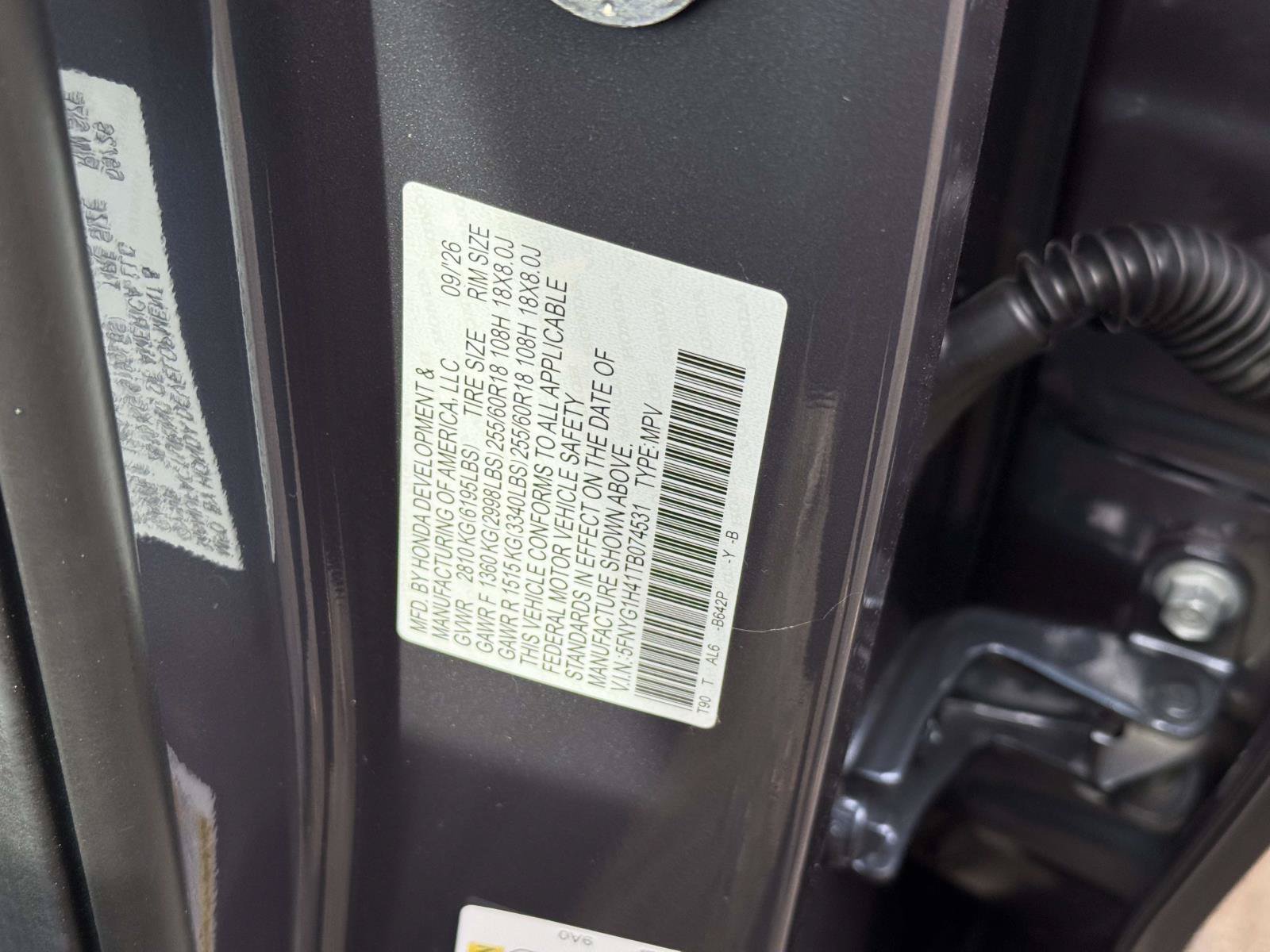 New 2026 Honda Pilot EX-L image 20