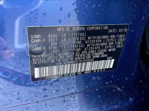 Used 2019 Subaru Ascent Touring image 32