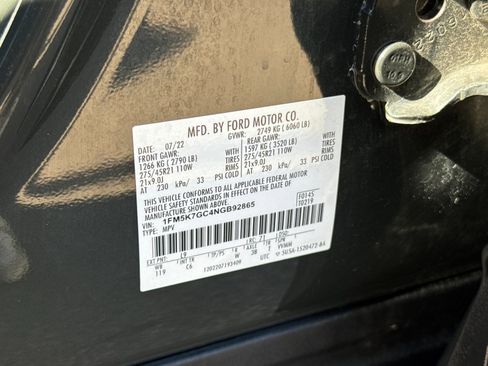 Used 2022 Ford Explorer ST w/ Equipment Group 401A image 37