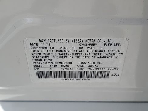 Used 2017 INFINITI Q50 3.0t Premium w/ 3.0T Premium Plus Package image 26