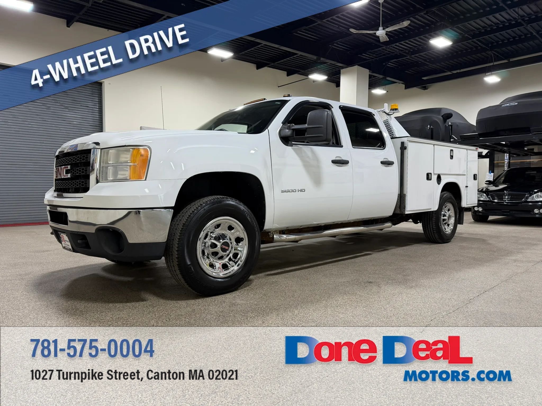 Used 2014 GMC Sierra 3500 W/T w/ Snow Plow Prep Package AWD/4WD image 1