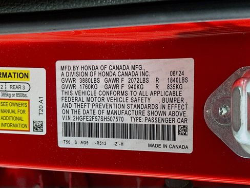 Used 2025 Honda Civic Sport image 12