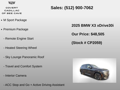 Used 2025 BMW X3 xDrive30i image 6