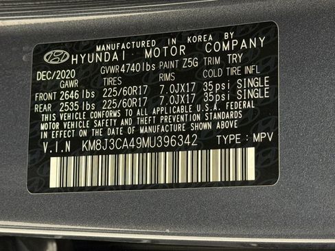 Used 2021 Hyundai Tucson Value AWD/4WD image 17