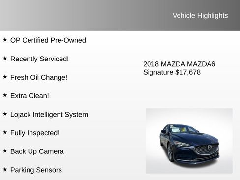 Used 2018 MAZDA MAZDA6 Signature image 4