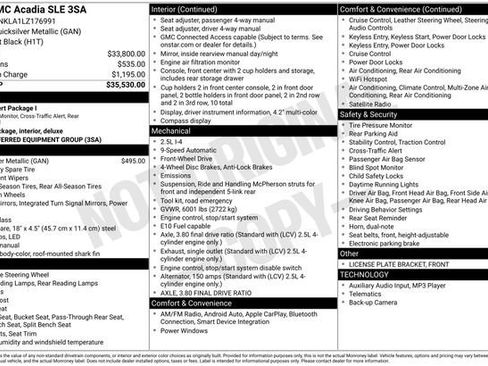 Used 2020 GMC Acadia SLE image 2