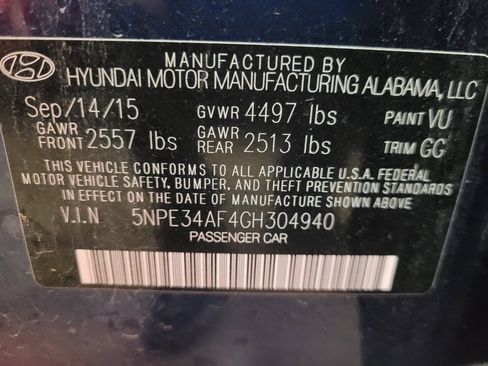 Used 2016 Hyundai Sonata Sport w/ Option Group 02 FWD image 33