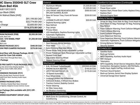 Used 2025 GMC Sierra 3500 SLT w/ SLT Premium Package AWD/4WD image 12