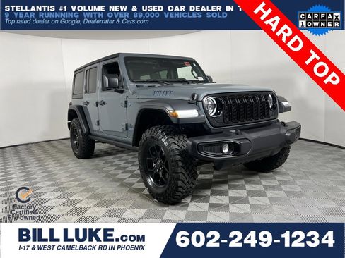 Certified 2025 Jeep Wrangler Unlimited Sport S 4xe image 1