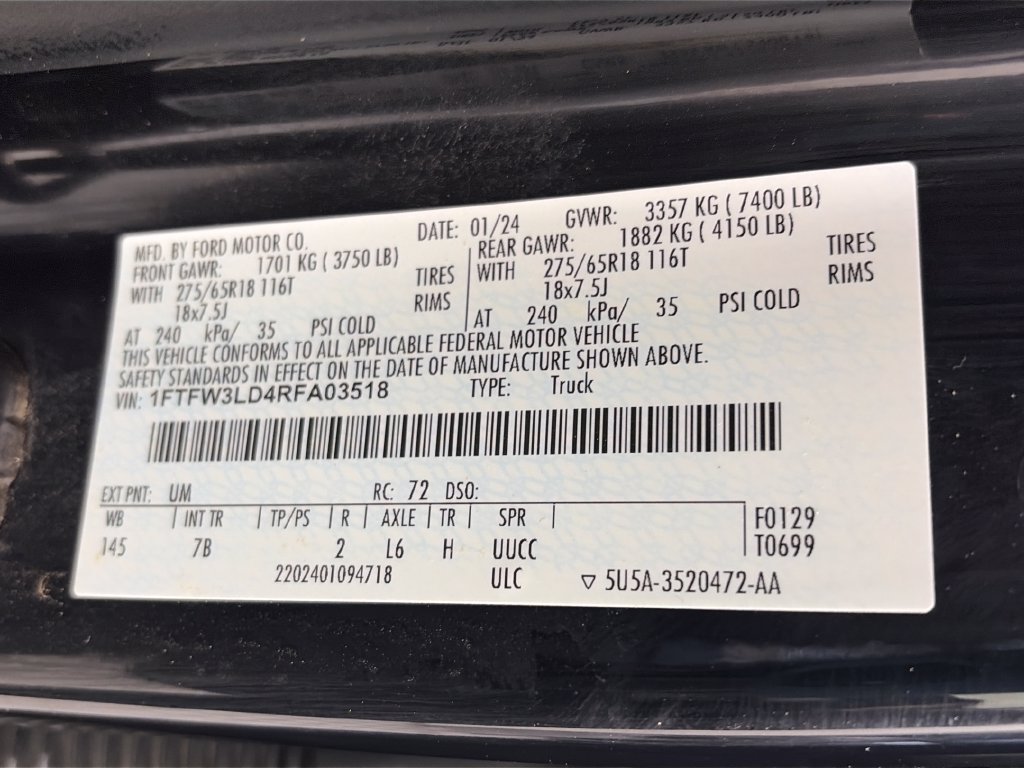 Used 2024 Ford F150 XLT w/ Mobile Office Package AWD/4WD image 9