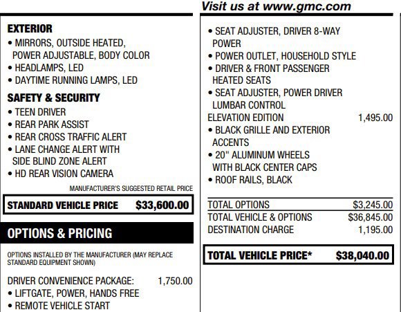Used 2021 GMC Acadia SLE w/ Driver Convenience Package FWD image 5