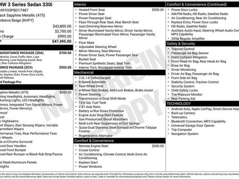 Used 2023 BMW 330i Sedan w/ Driving Assistance Package RWD image 7