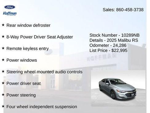 Used 2025 Chevrolet Malibu RS image 10