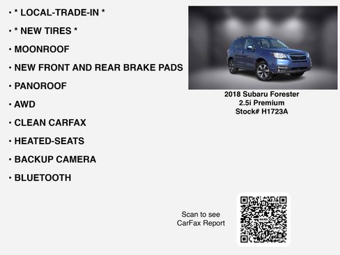 Used 2018 Subaru Forester 2.5i Premium image 7