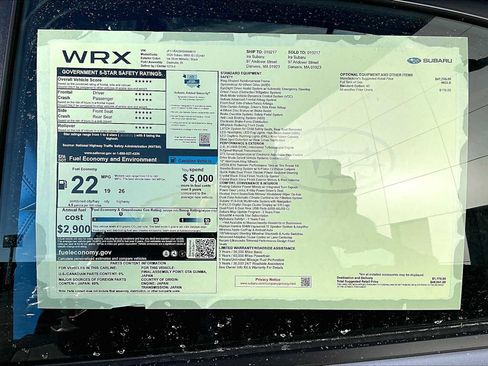 New 2025 Subaru WRX tS image 19