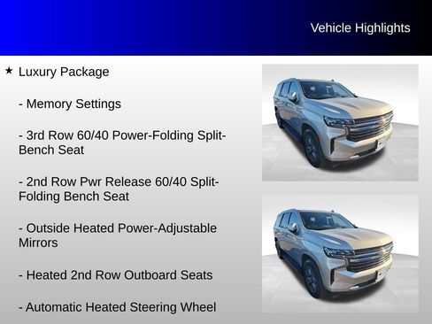 Used 2021 Chevrolet Tahoe LT w/ Luxury Package image 21