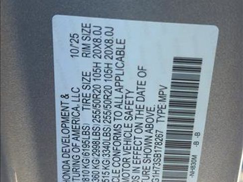 New 2025 Honda Pilot Touring image 24