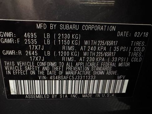 Used 2018 Subaru Outback 2.5i Premium AWD/4WD image 28