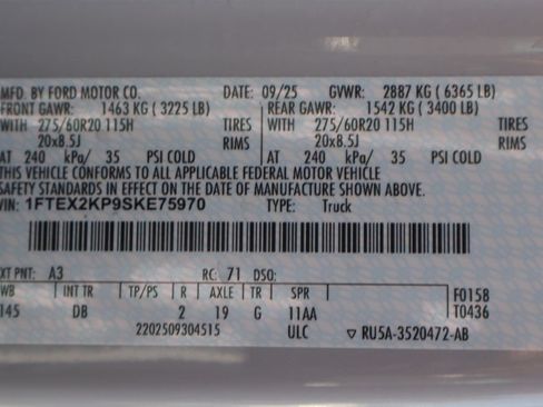 Used 2025 Ford F150 STX w/ Equipment Group 200A RWD image 57