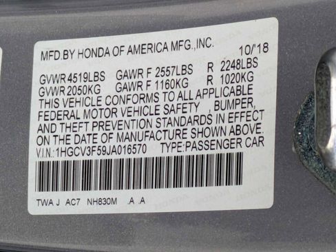 Certified 2018 Honda Accord EX-L image 32