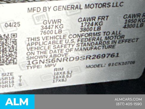 Used 2025 Chevrolet Tahoe LT AWD/4WD image 36