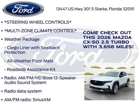 Used 2026 MAZDA CX-50 AWD 2.5 S w/ Weather Package image 15