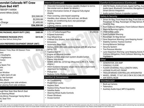 Used 2023 Chevrolet Colorado W/T AWD/4WD image 30