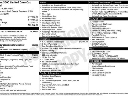 New 2025 RAM 3500 Limited AWD/4WD image 48