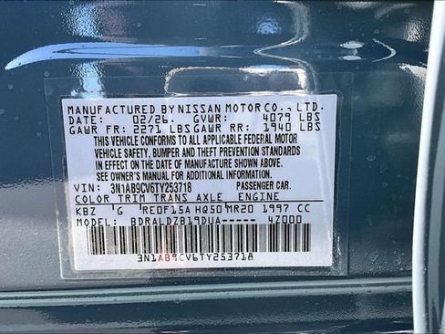 New 2026 Nissan Sentra SV image 8