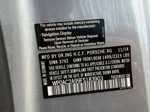 Used 2015 Porsche 911 GT3 image 15