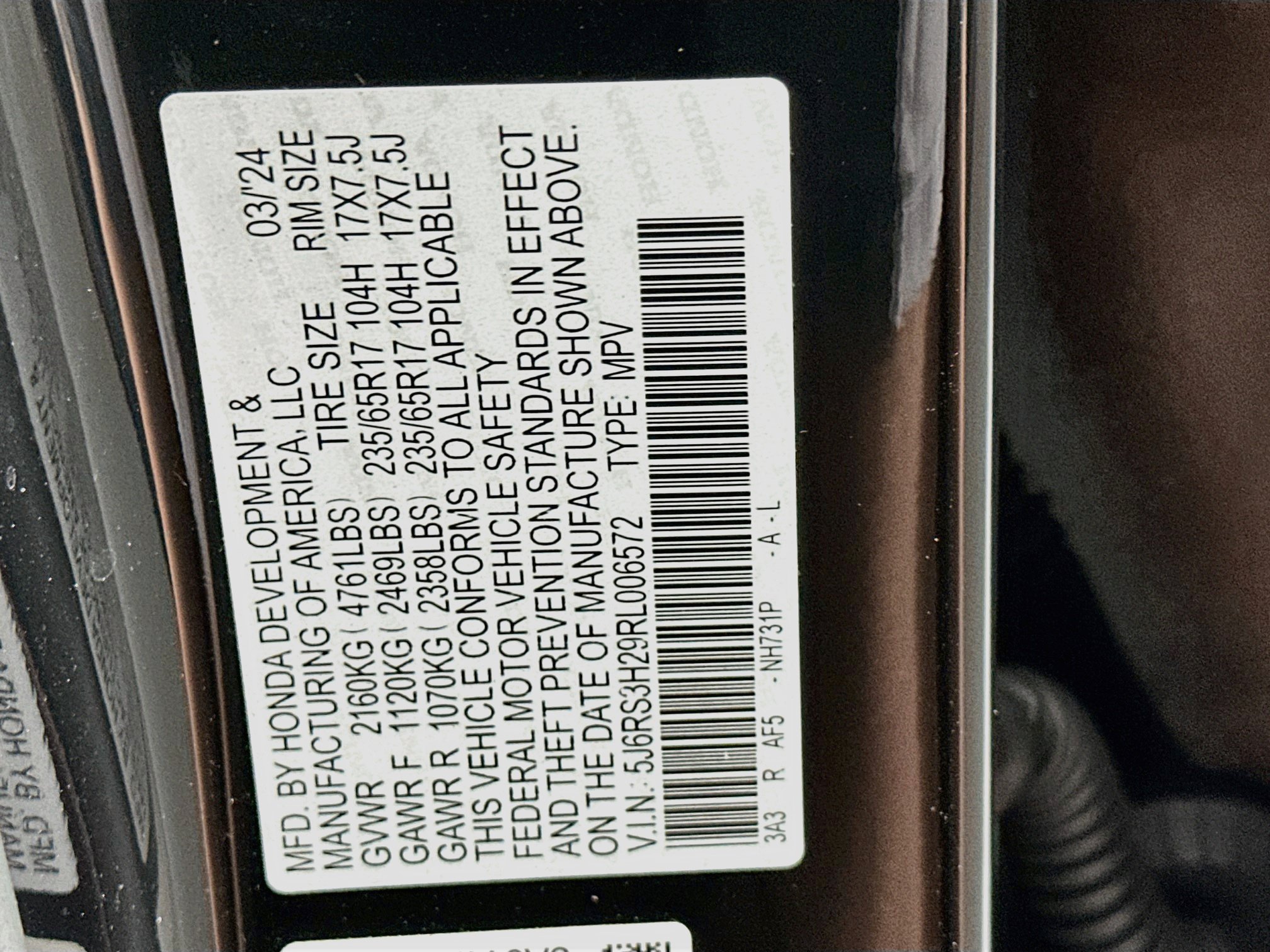 Used 2024 Honda CR-V LX image 12