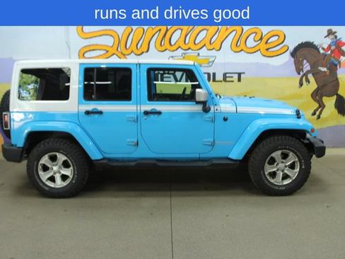 Used 2017 Jeep Wrangler Unlimited Sahara w/ Quick Order Package 23E Chief AWD/4WD image 1