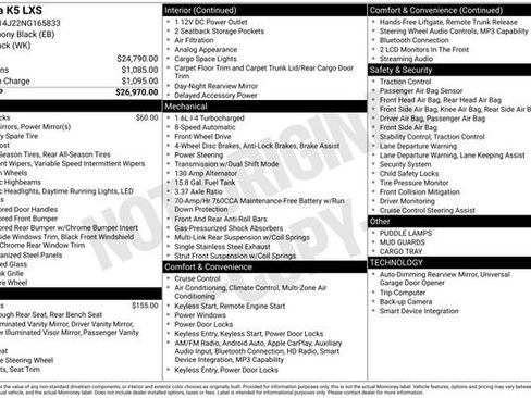 Used 2022 Kia K5 LXS FWD image 15