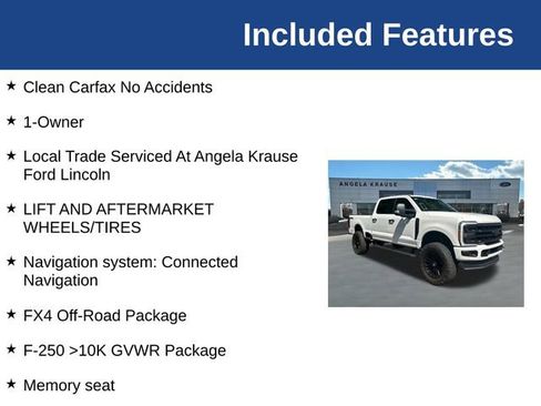 Used 2023 Ford F250 Platinum w/ FX4 Off-Road Package AWD/4WD image 5