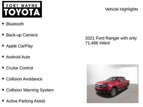 Used 2021 Ford Ranger Lariat AWD/4WD image 7