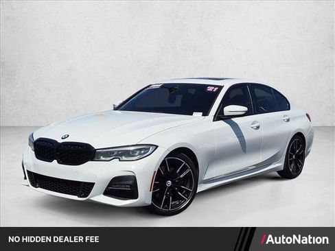 Used 2021 BMW 330i Sedan w/ M Sport Package RWD image 1