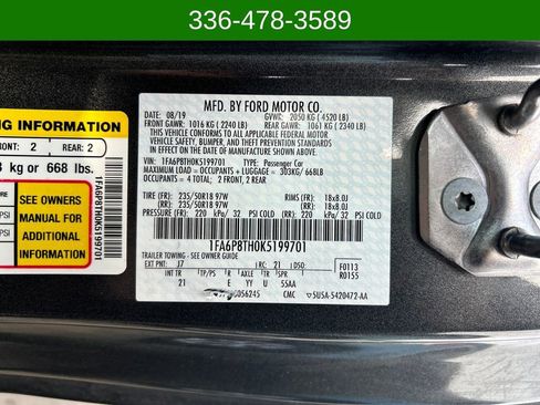 Used 2019 Ford Mustang Coupe w/ Equipment Group 101A image 27