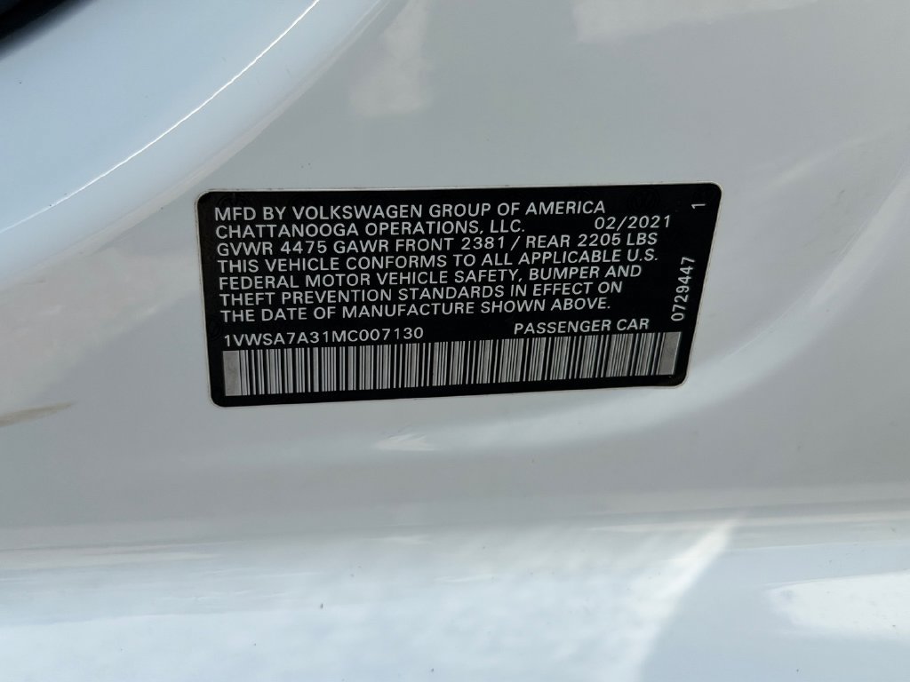 Used 2021 Volkswagen Passat 2.0T SE FWD image 19
