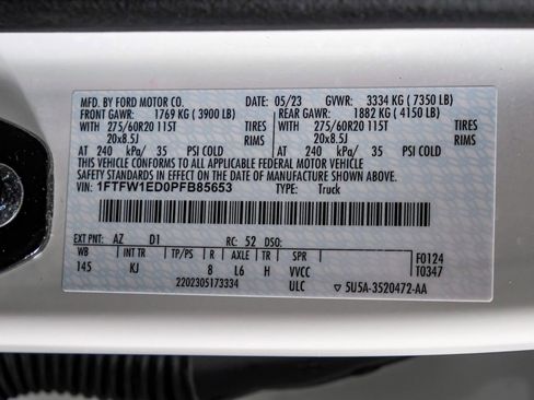 Used 2023 Ford F150 King Ranch w/ Equipment Group 601A High image 63