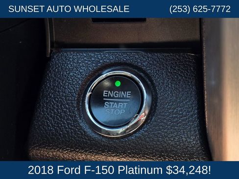 Used 2018 Ford F150 Platinum w/ Max Trailer Tow Package AWD/4WD image 30