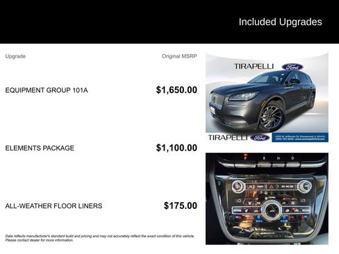Used 2020 Lincoln Corsair FWD w/ Equipment Group 101A image 12