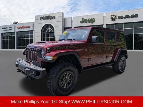 Used 2021 Jeep Wrangler Unlimited Rubicon w/ Trailer Tow Package AWD/4WD image 7
