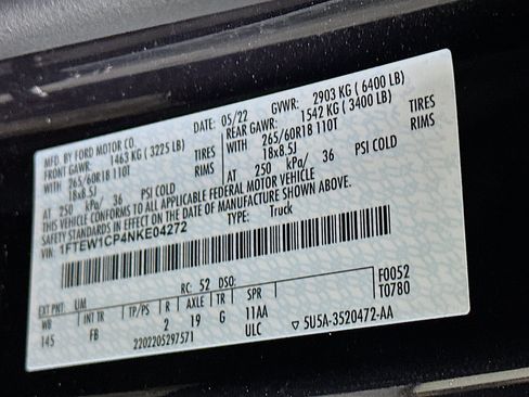 Used 2022 Ford F150 XLT w/ Equipment Group 302A High RWD image 12