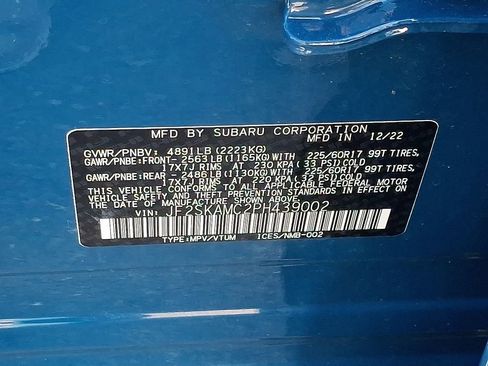 Certified 2023 Subaru Forester Wilderness AWD/4WD image 29