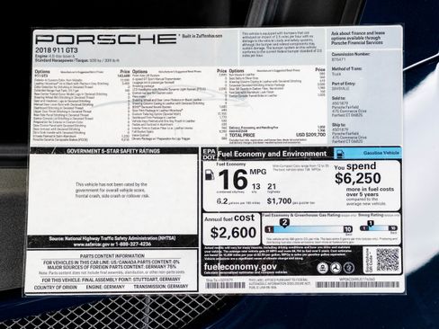 Used 2018 Porsche 911 GT3 RWD image 19